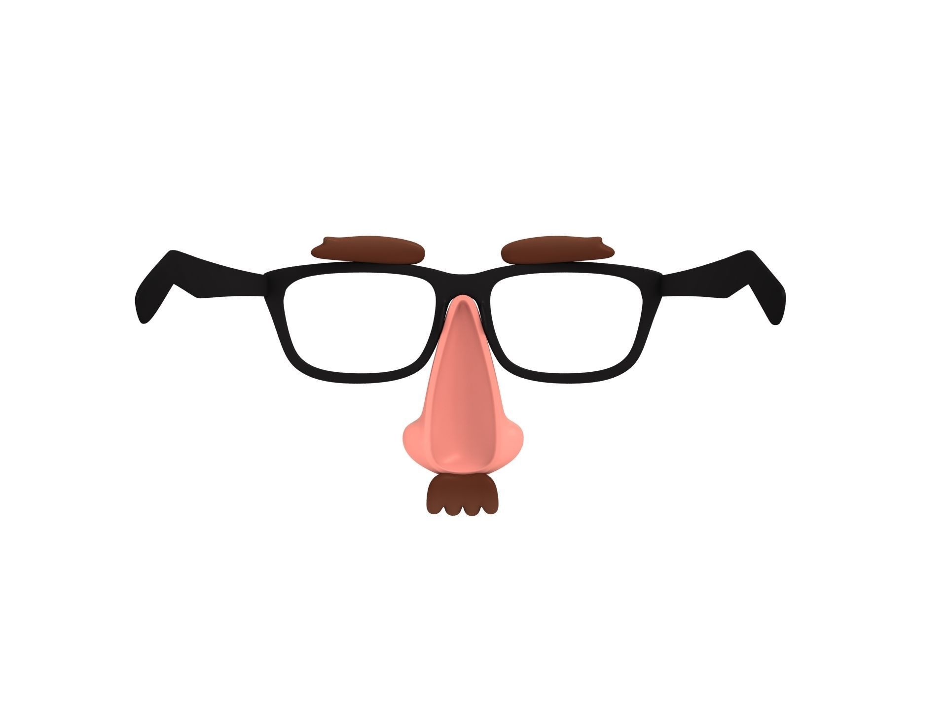 Disguise Mask Low-poly 3D model_3