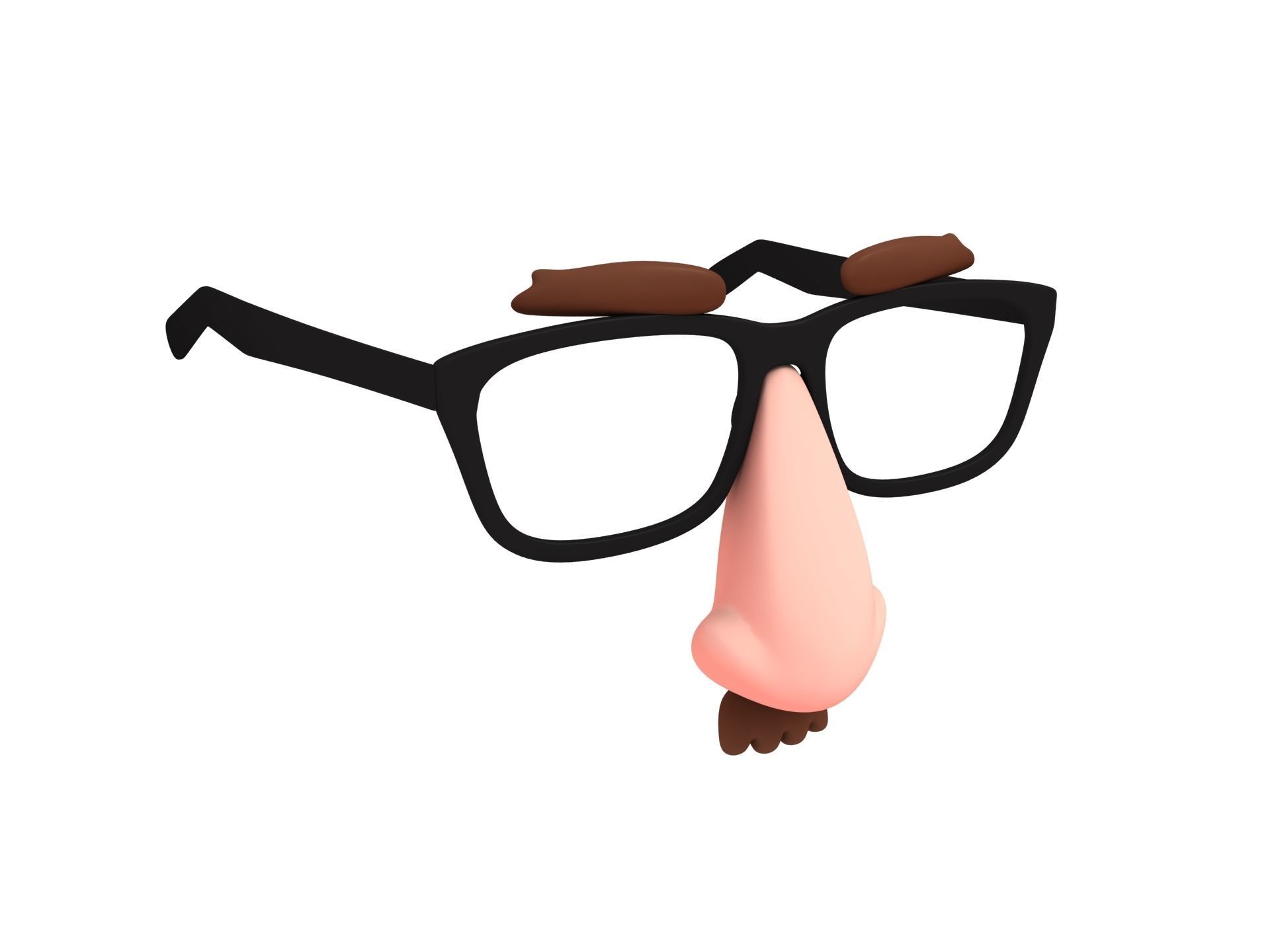 Disguise Mask Low-poly 3D model_6