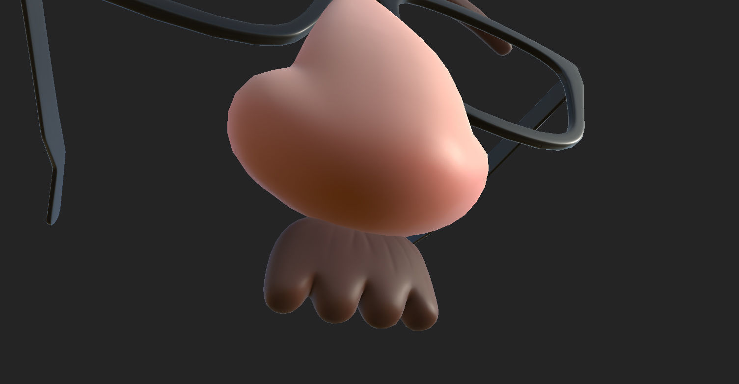 Disguise Mask Low-poly 3D model_18