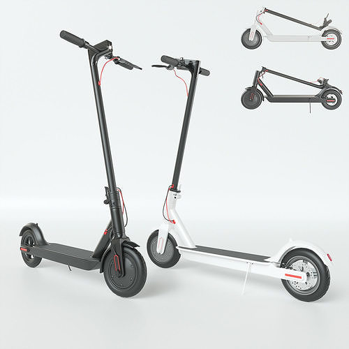 electric scooter Xiaomi Mijia Scooter 3D model