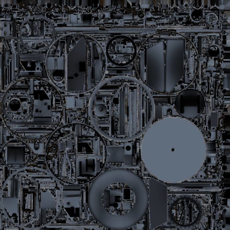 QF 120mm Mk VIII naval gun Low-poly 3D model_15