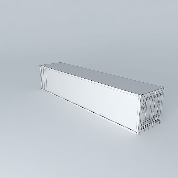 Shipping container Free 3D model_3