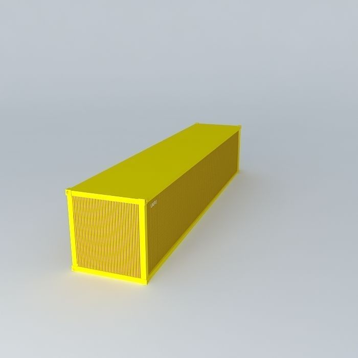 Shipping container Free 3D model_1