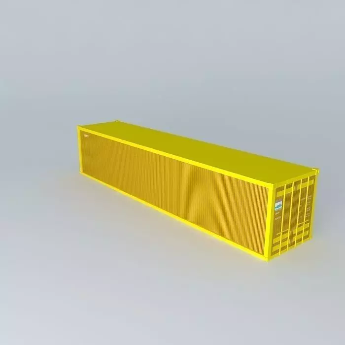 Shipping container Free 3D model_0