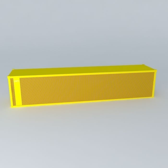 Shipping container Free 3D model_2