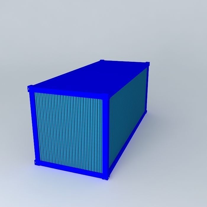 Cargo container Free 3D model_1