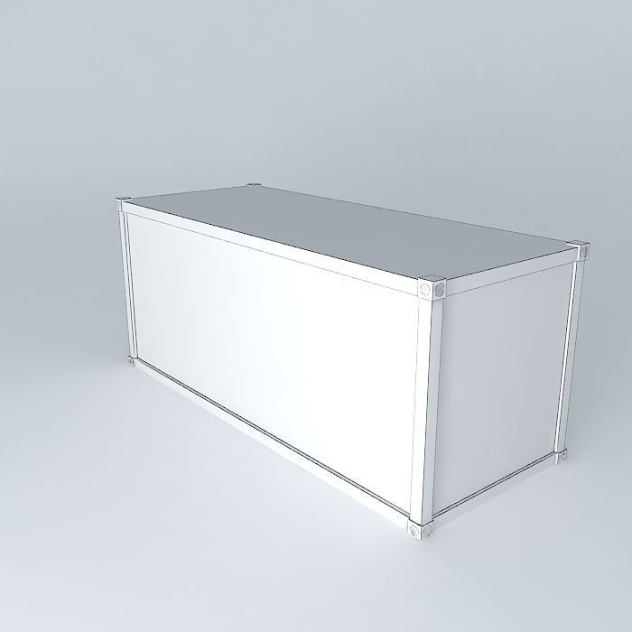 Cargo container Free 3D model_4
