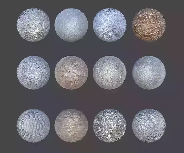 Seamless Textures with Normal Maps and Displacement Texture