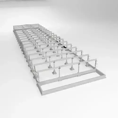 Barns for cowsheds and dairy complexes