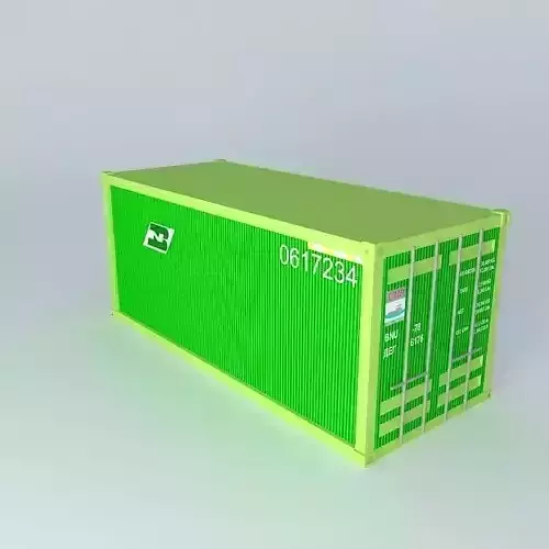 Container shipping Free 3D model