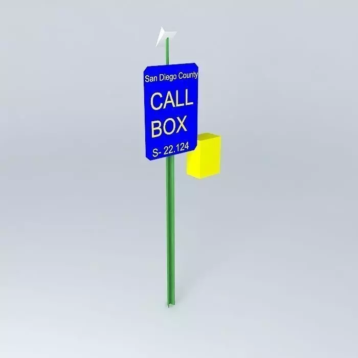 Call Box PLEASE DOWNLOAD! Free 3D model
