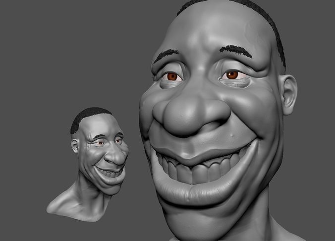 big smile 3D print model