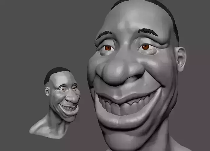 big smile 3D print model