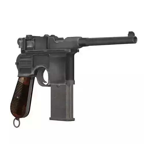 Mauser Broomhandle 1912 3D model
