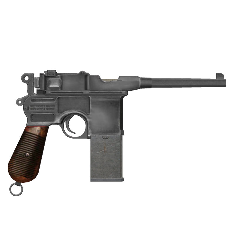 Mauser Broomhandle 1912 3D model_1