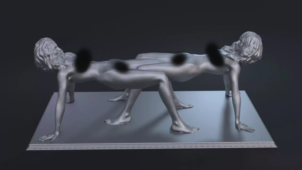 mannequin table from clockwork orange  3D print model_0