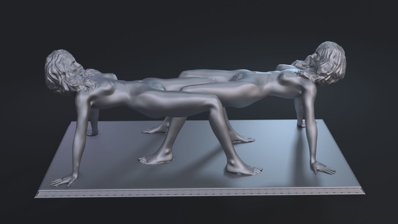 mannequin table from clockwork orange  3D print model_2