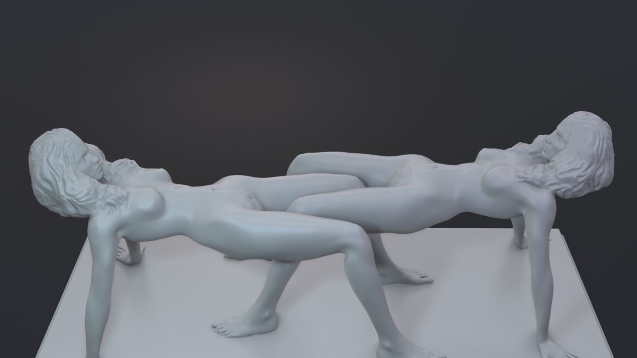 mannequin table from clockwork orange  3D print model_6