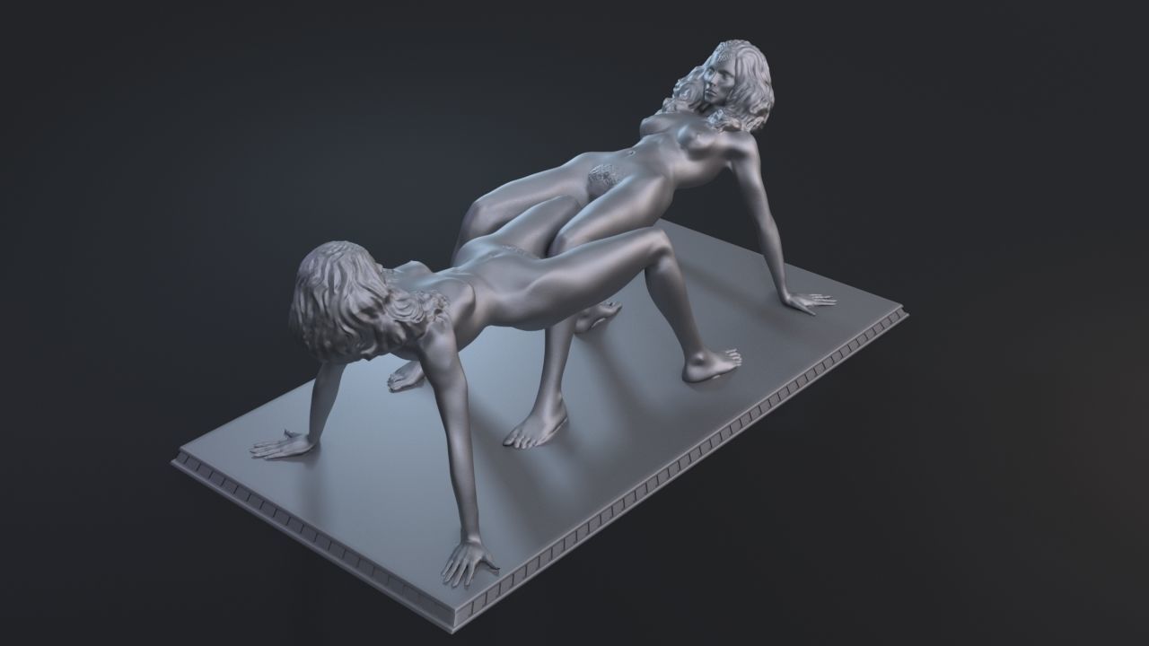 mannequin table from clockwork orange  3D print model_3