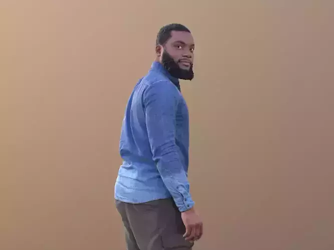 Gabriel 10630 - Walking Casual Man Low-poly 3D model Gabriel 10630 - Walking Casual Man Low-poly 3D model