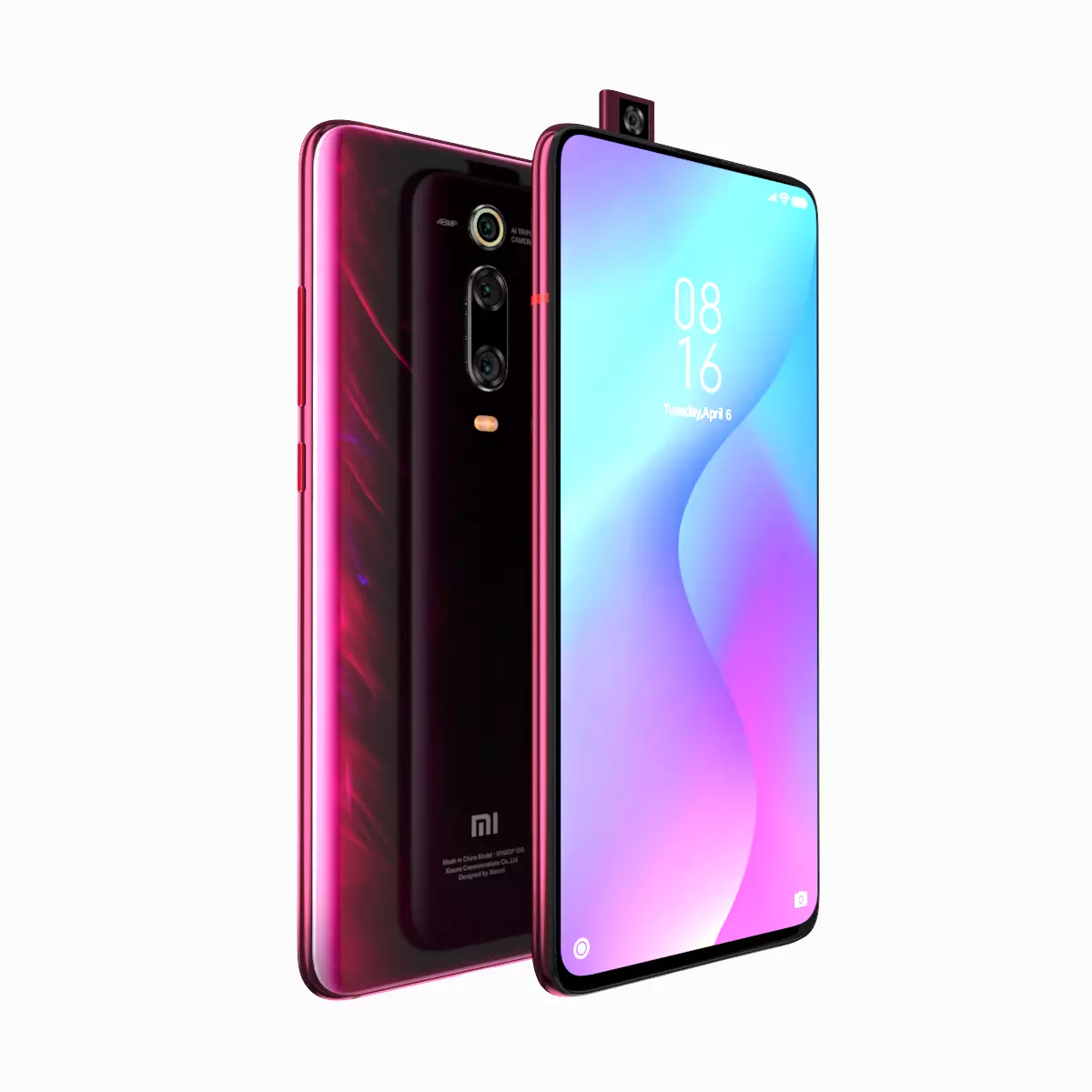 Xiaomi Mi 9T Red flame 3D model_0