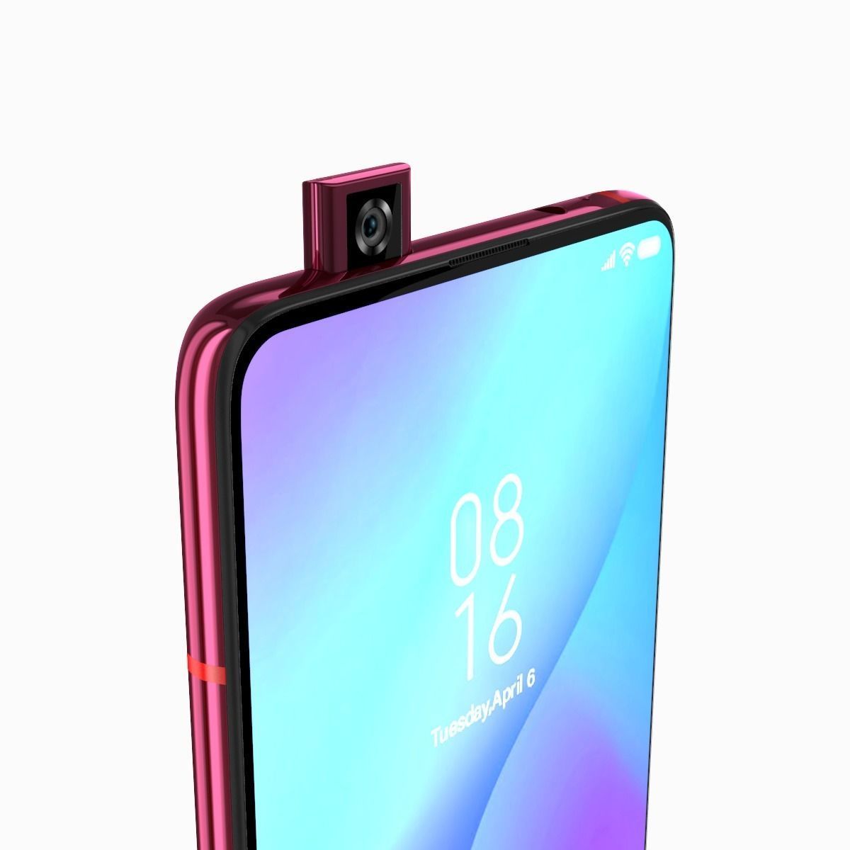 Xiaomi Mi 9T Red flame 3D model_2