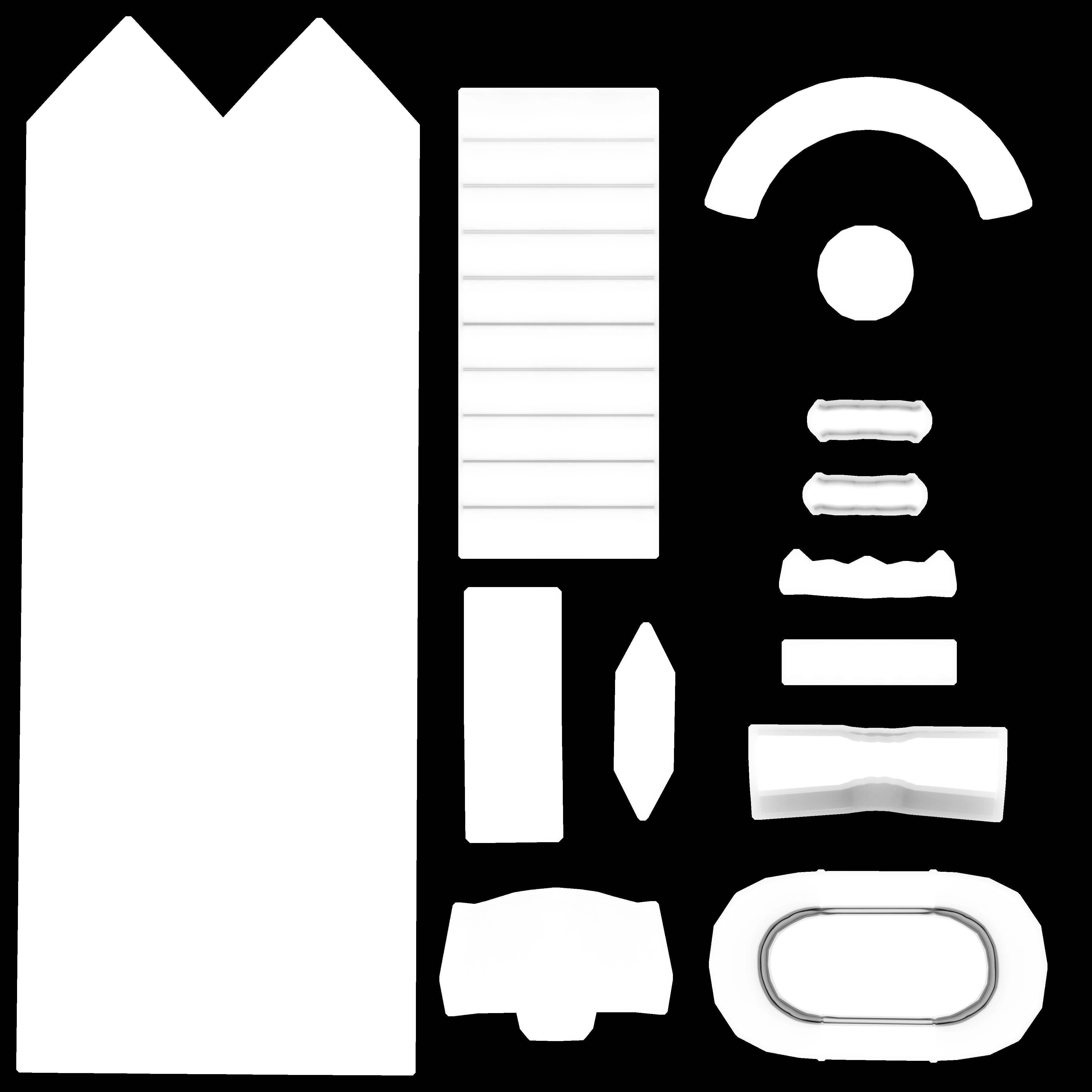 Realistic Great Sword DragonSlayer Berserk Low-poly 3D model_11