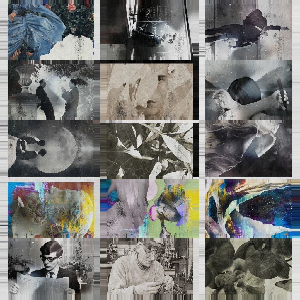 Pictures woman sleeping in wooden frame Low-poly 3D model_12