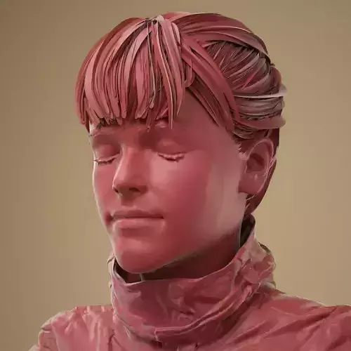 Facial Expression 0-00 Eyes Closed  3D model
