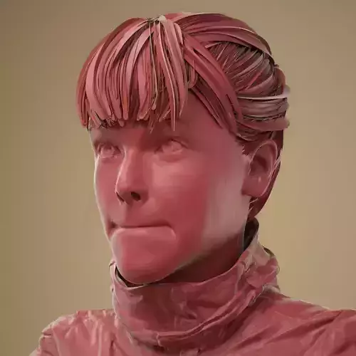 Facial Expression 0-07 Mouth Closed Firm 3D model