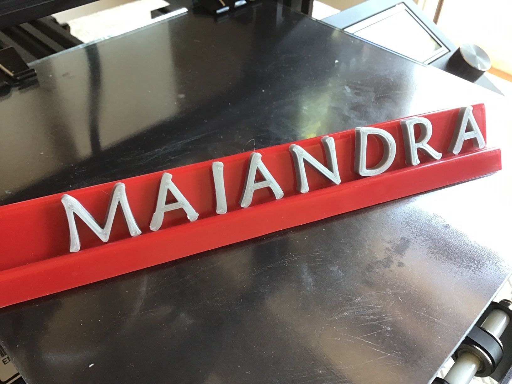 MAIANDRA font uppercase and lowercase 3D letters STL file 3D print model_2