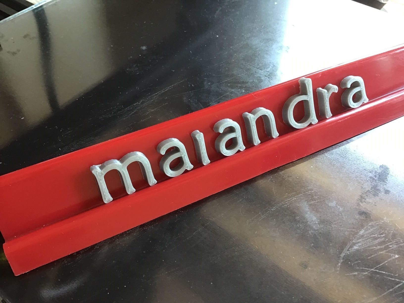 MAIANDRA font uppercase and lowercase 3D letters STL file 3D print model_3