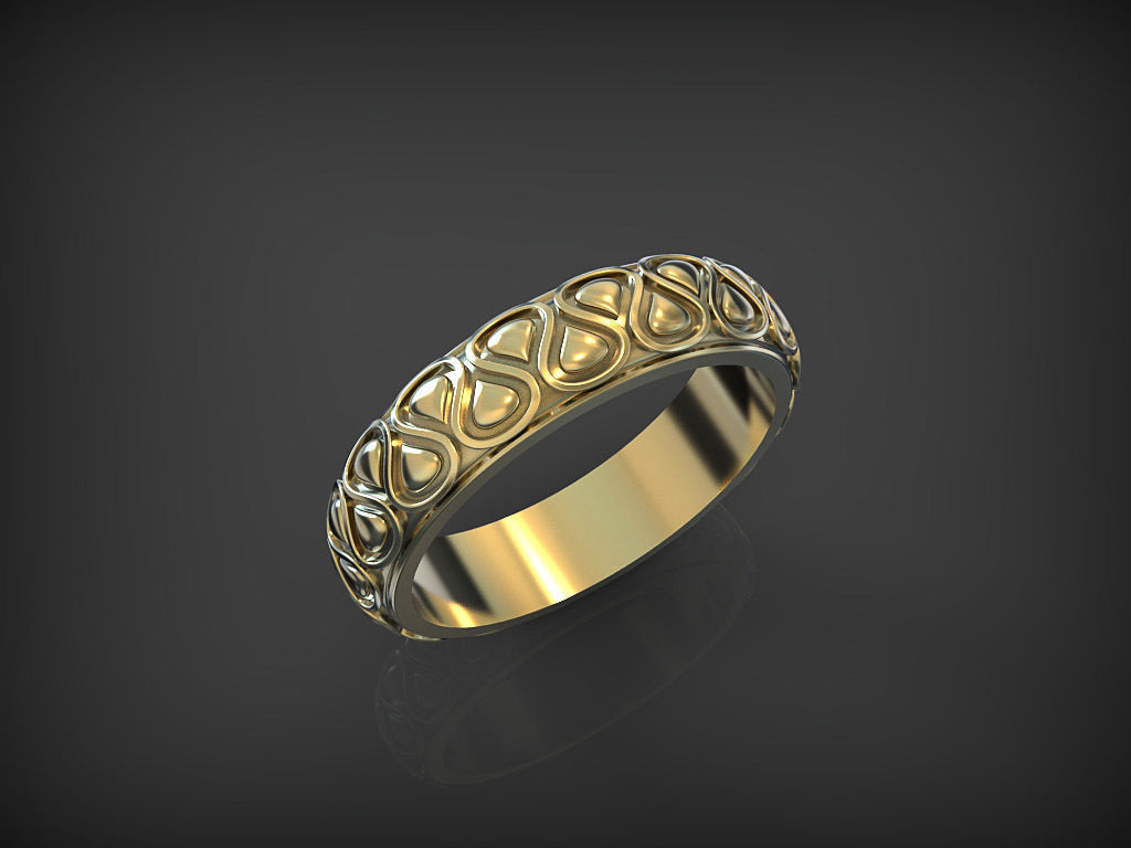 Wedding Ring 3D print model