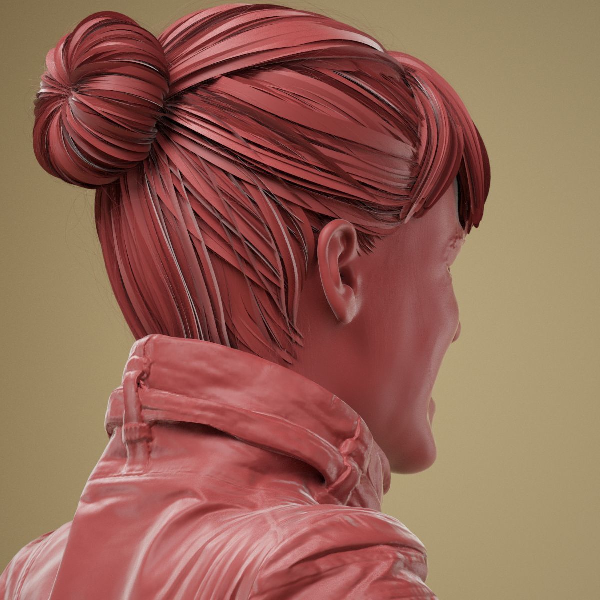 Facial Expression 0-10 Teeth Bare 3D model_5