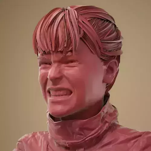 Facial Expression 0-10 Teeth Bare 3D model