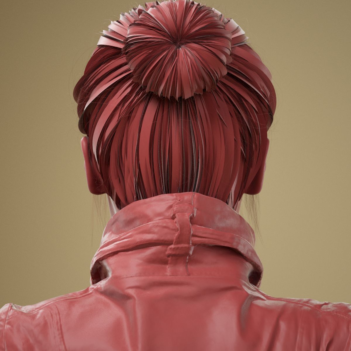 Facial Expression 0-19 Pucker Lips 3D model_7