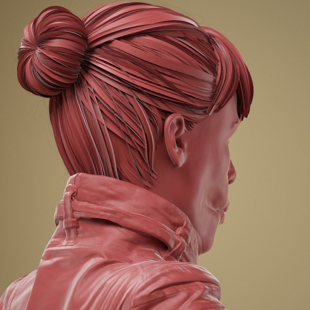 Facial Expression 0-19 Pucker Lips 3D model_5