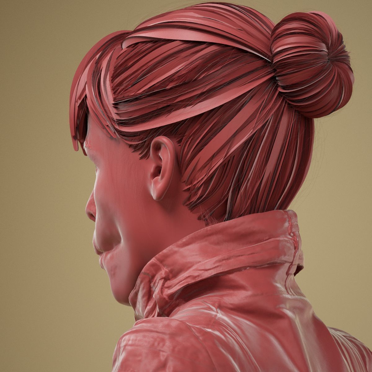 Facial Expression 0-19 Pucker Lips 3D model_9