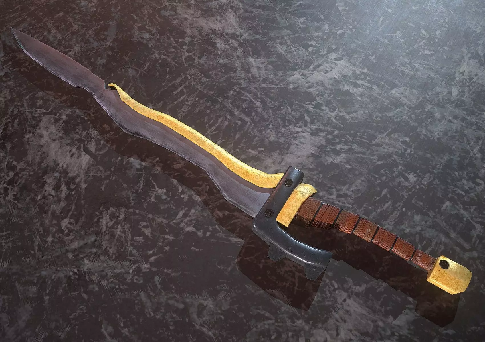 HIE Sword18 N1 Low-poly 3D model_0