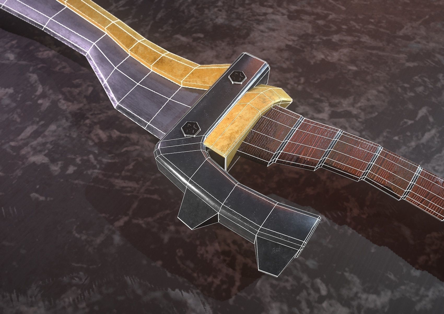 HIE Sword18 N1 Low-poly 3D model_4