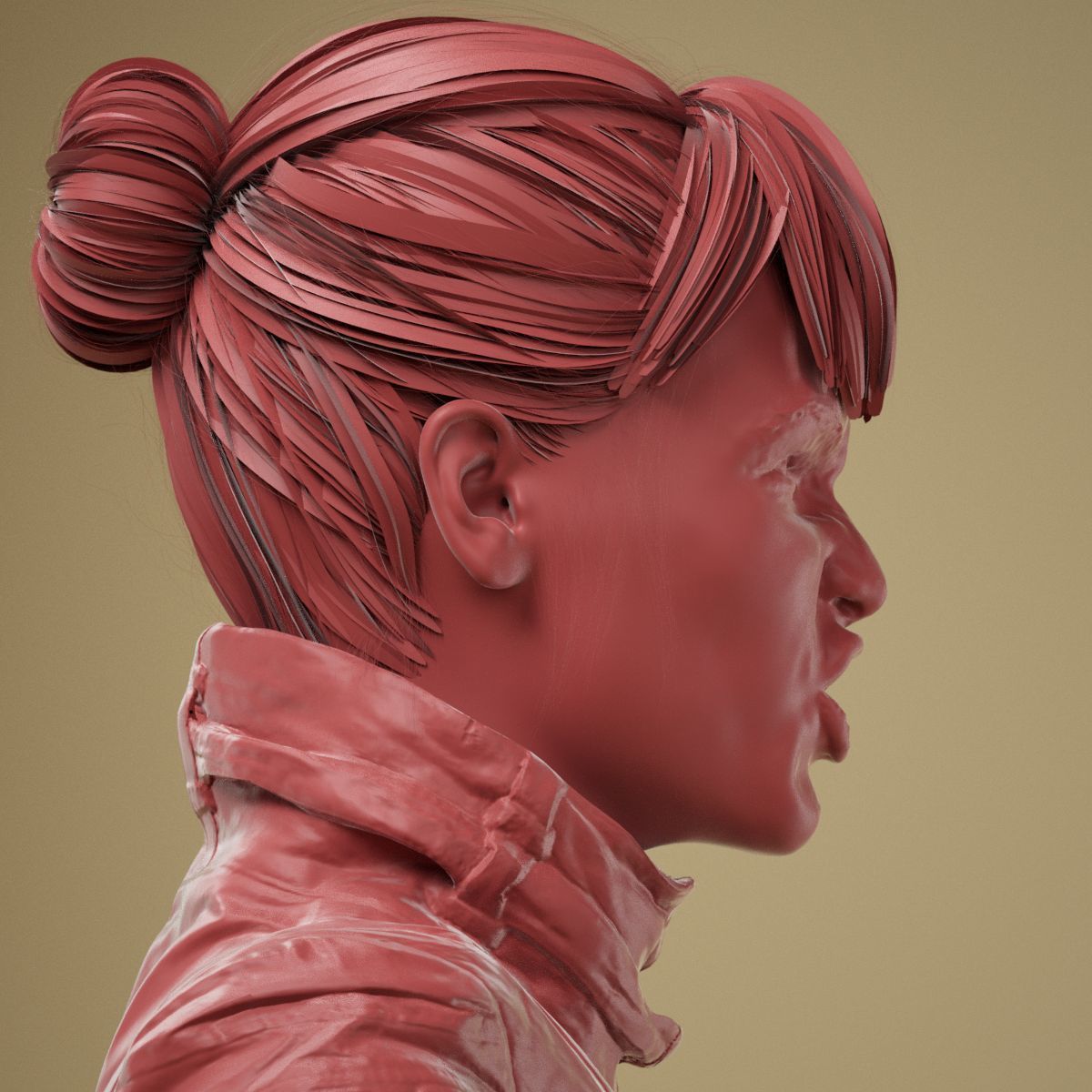 Facial Expression 0-20 Vicious 3D model_4