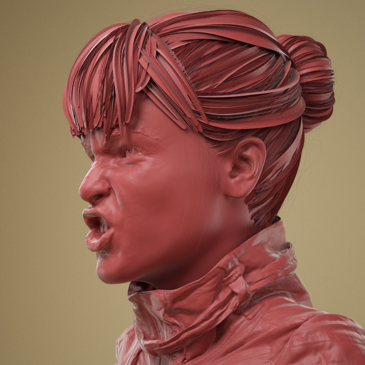 Facial Expression 0-20 Vicious 3D model_11