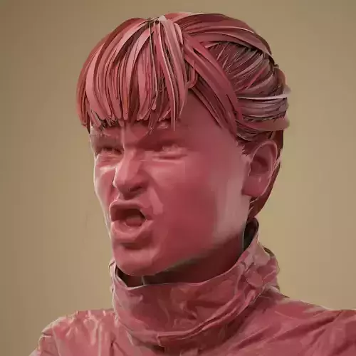 Facial Expression 0-20 Vicious 3D model