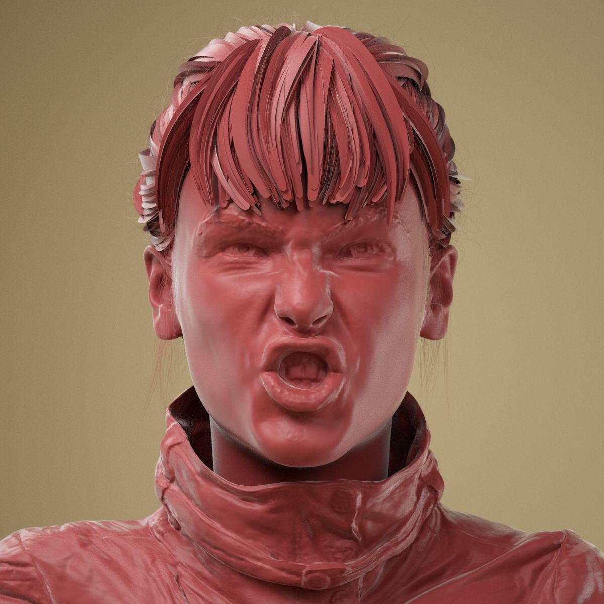 Facial Expression 0-20 Vicious 3D model_1