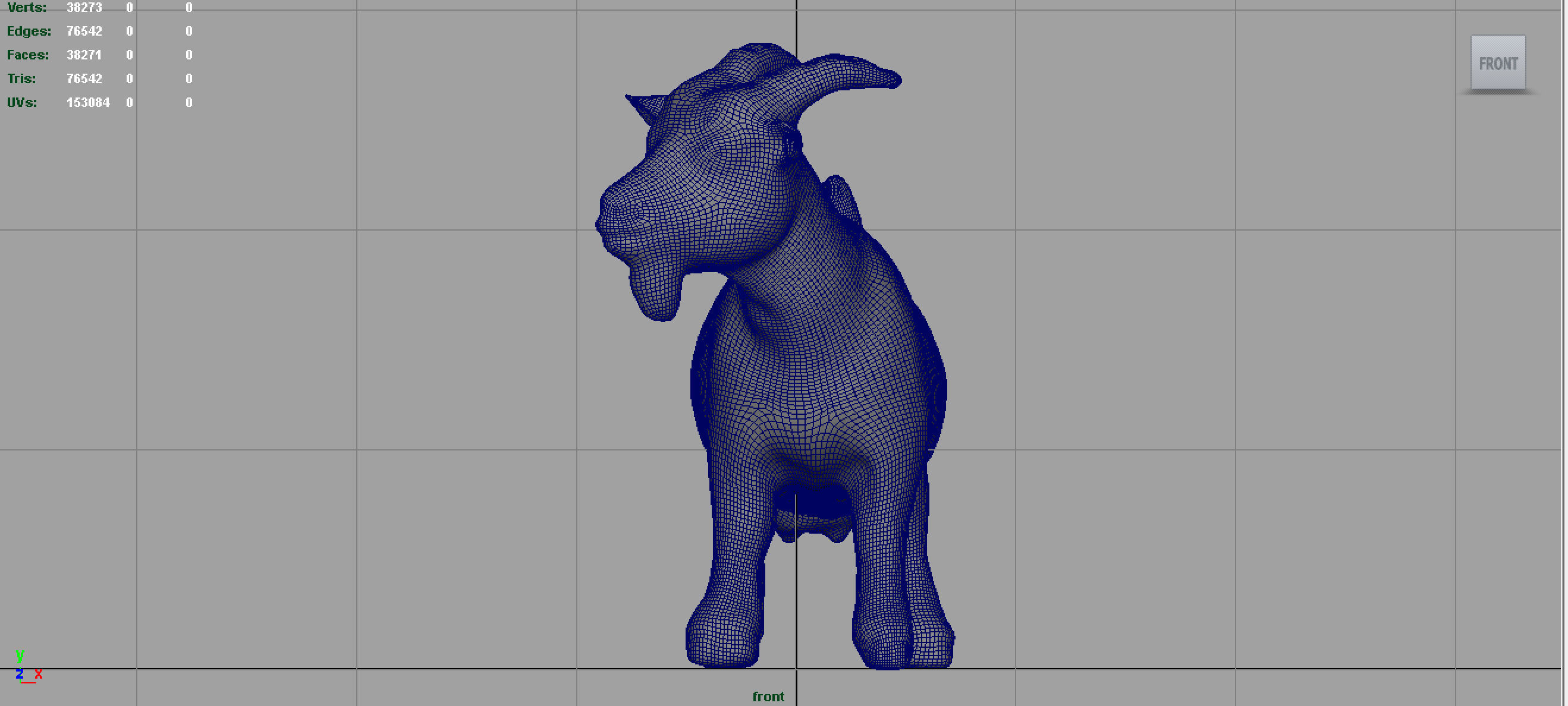 REALISTIC GOAT 3D model_8