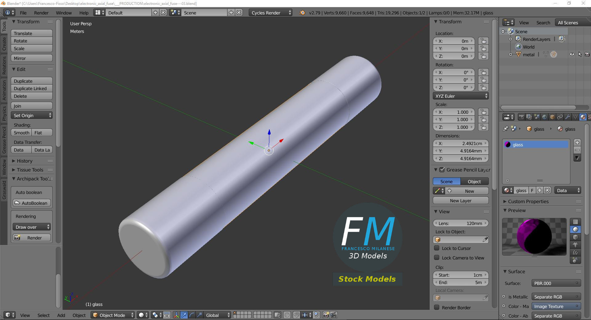 Electronic axial fuse 3D model_9
