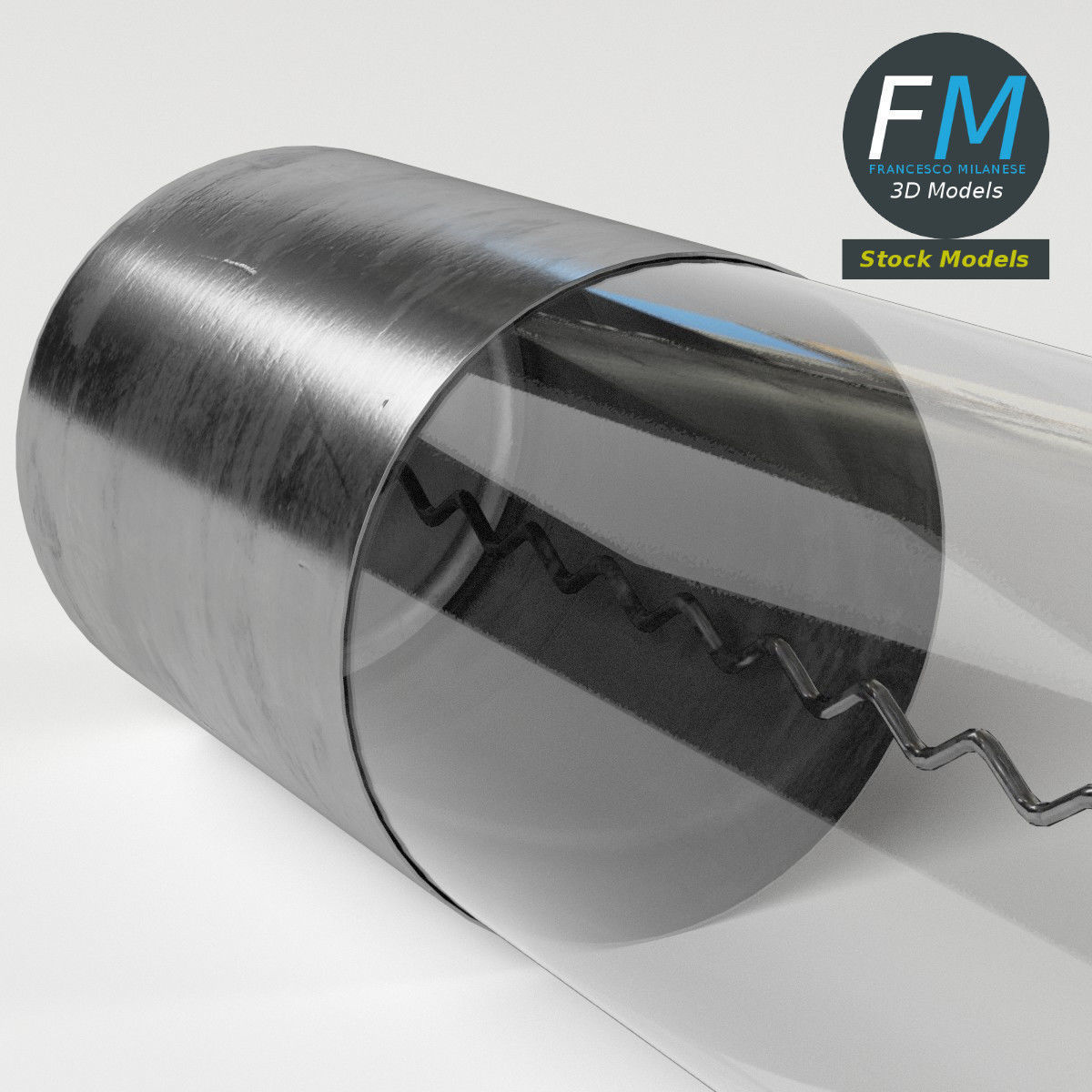 Electronic axial fuse 3D model_5