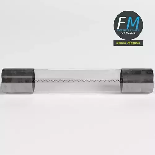 Electronic axial fuse 3D model
