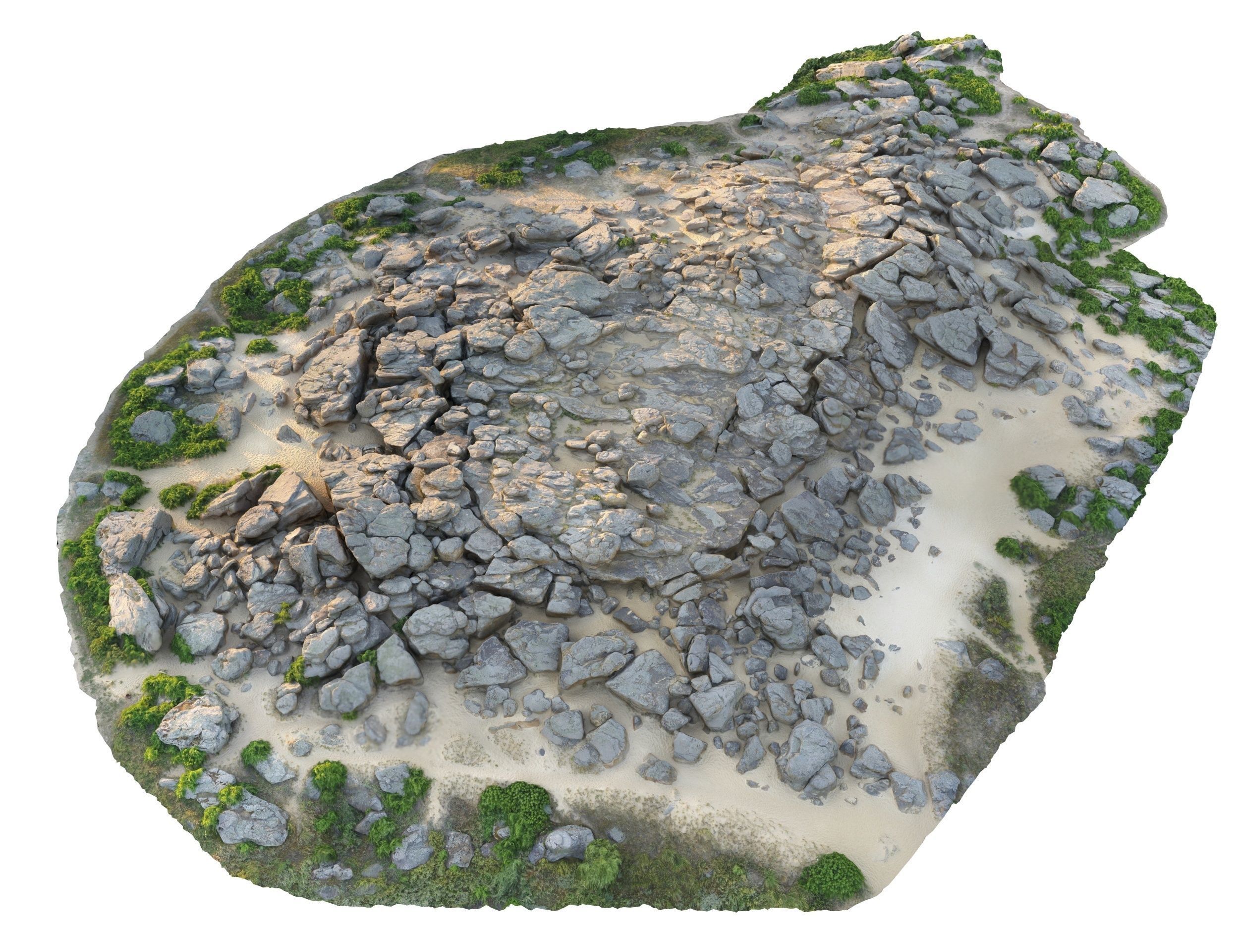 Stone formation 3D model_1