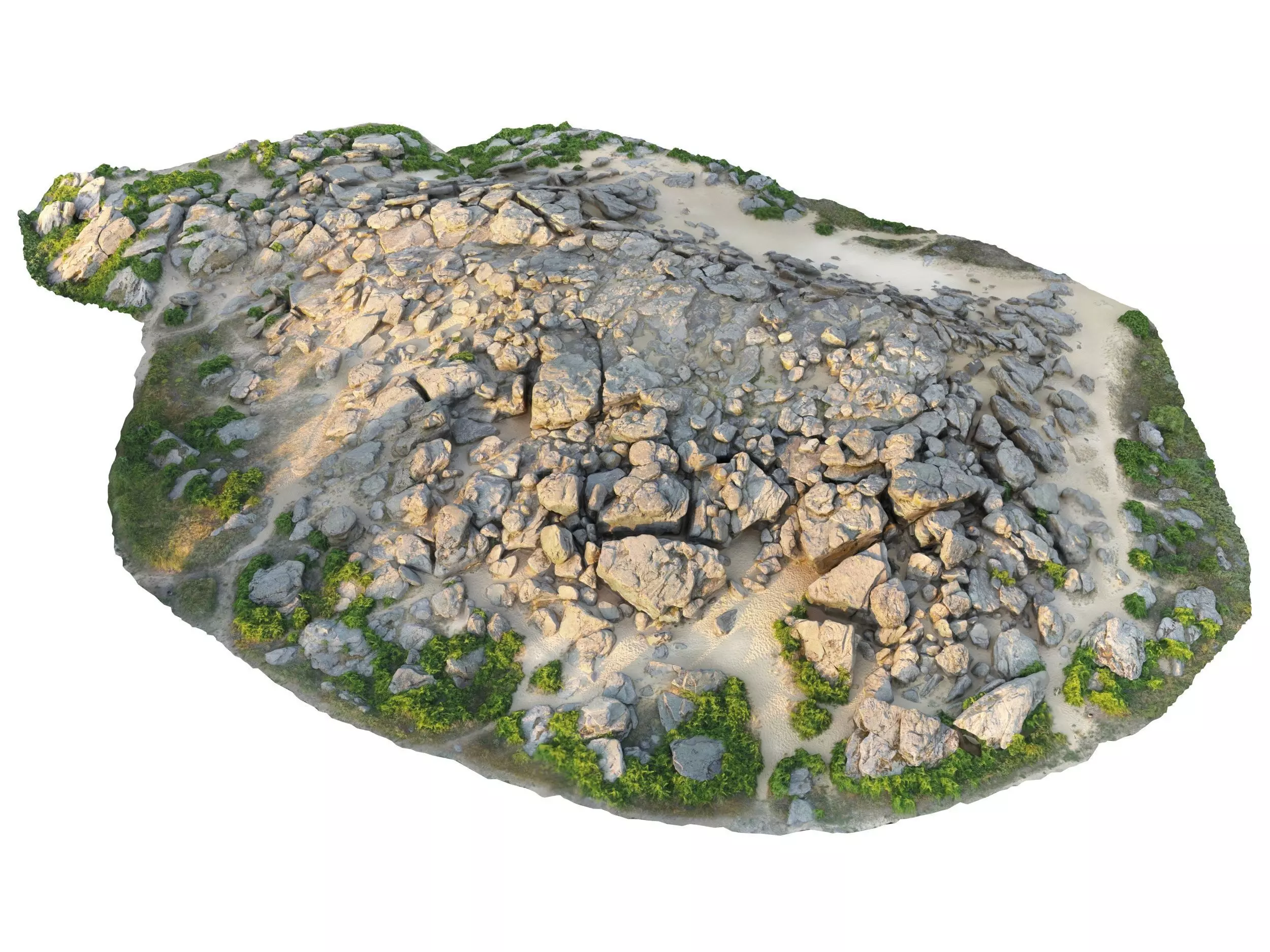 Stone formation 3D model_0